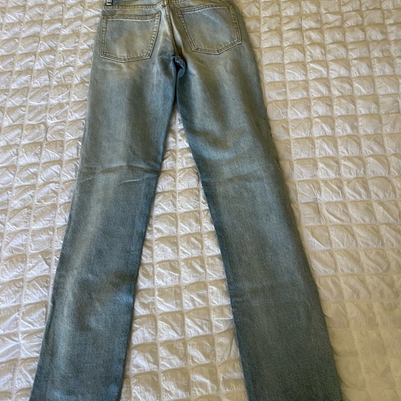 BOYISH Tommy straight leg jeans in barefoot in the park - Picture 12 of 14